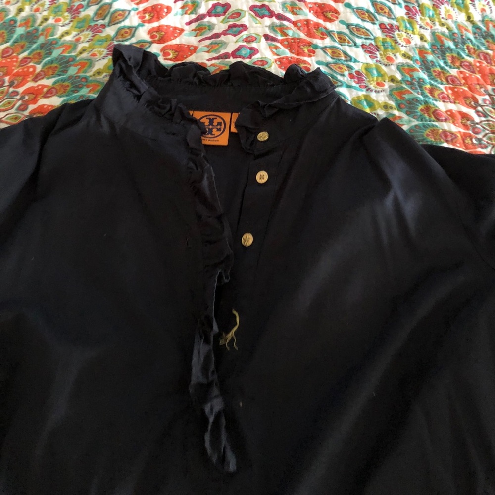 Tory Burch navy button dress